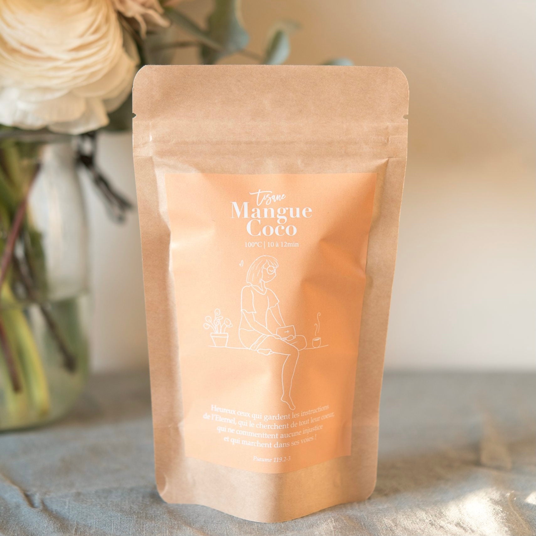 Tisane + Verset | Saveur Mangue Coco 1