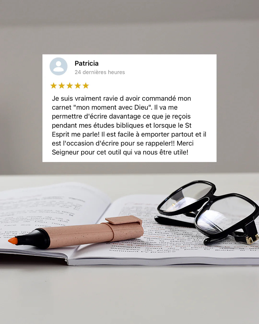 Carnet d'étude biblique "Mon moment avec Dieu" 3