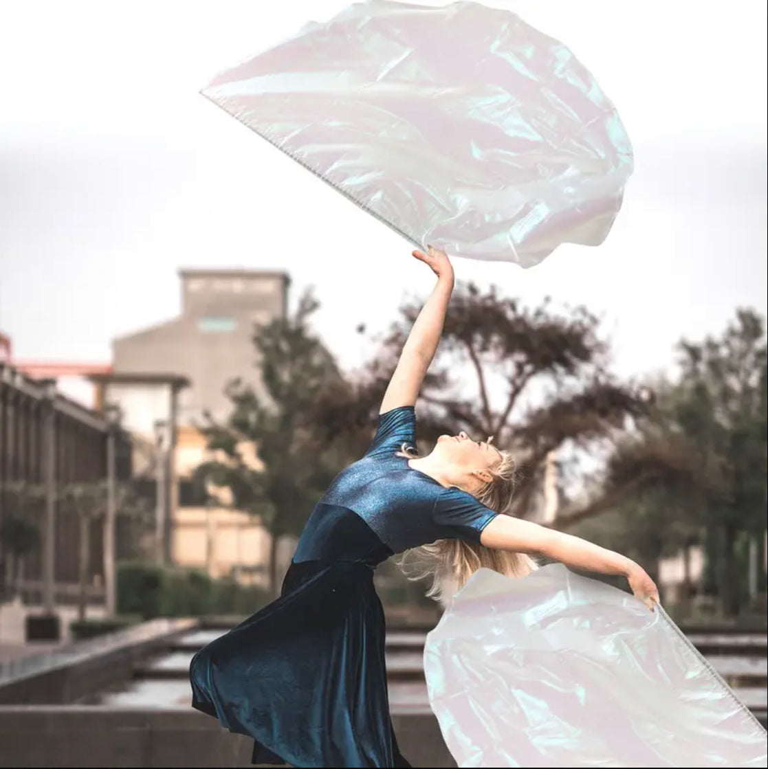 Bannière Danse Prophétique Louange – Éclat Métallique