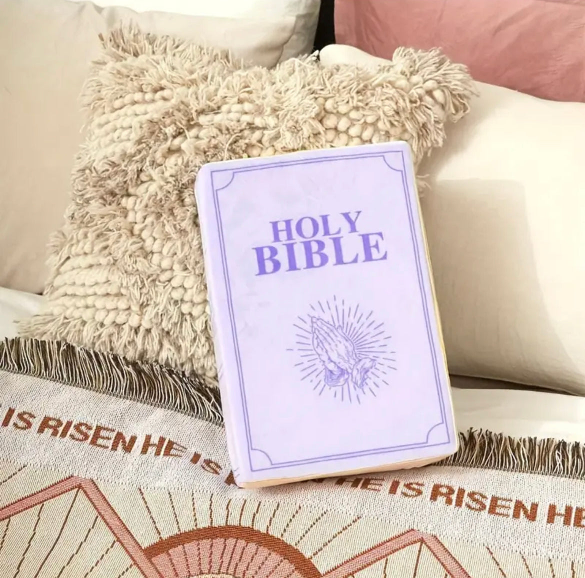 Décoratif Inspiré | Holy Bible   Peluche - Oreiller - Coussin Précieux & Confortable 5