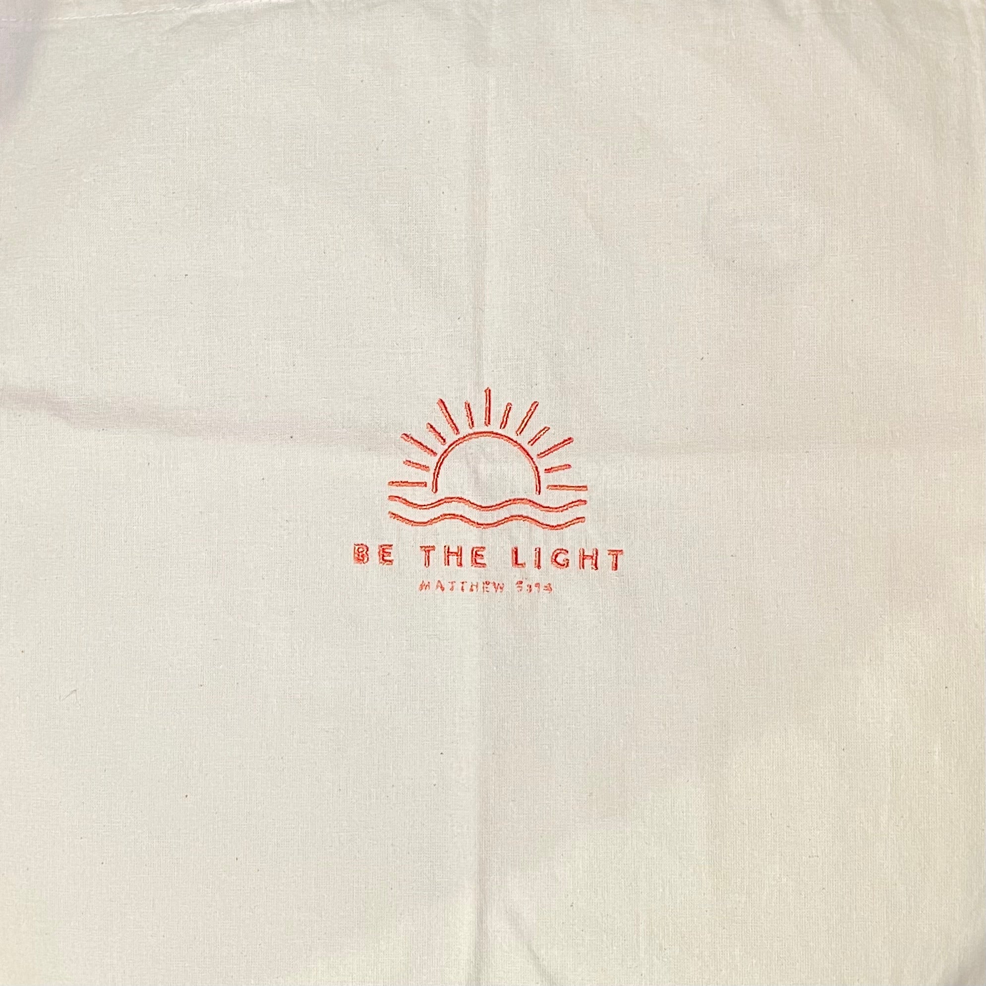 Tote-Bag « BE THE LIGHT» Broderie de Haute Qualité 3