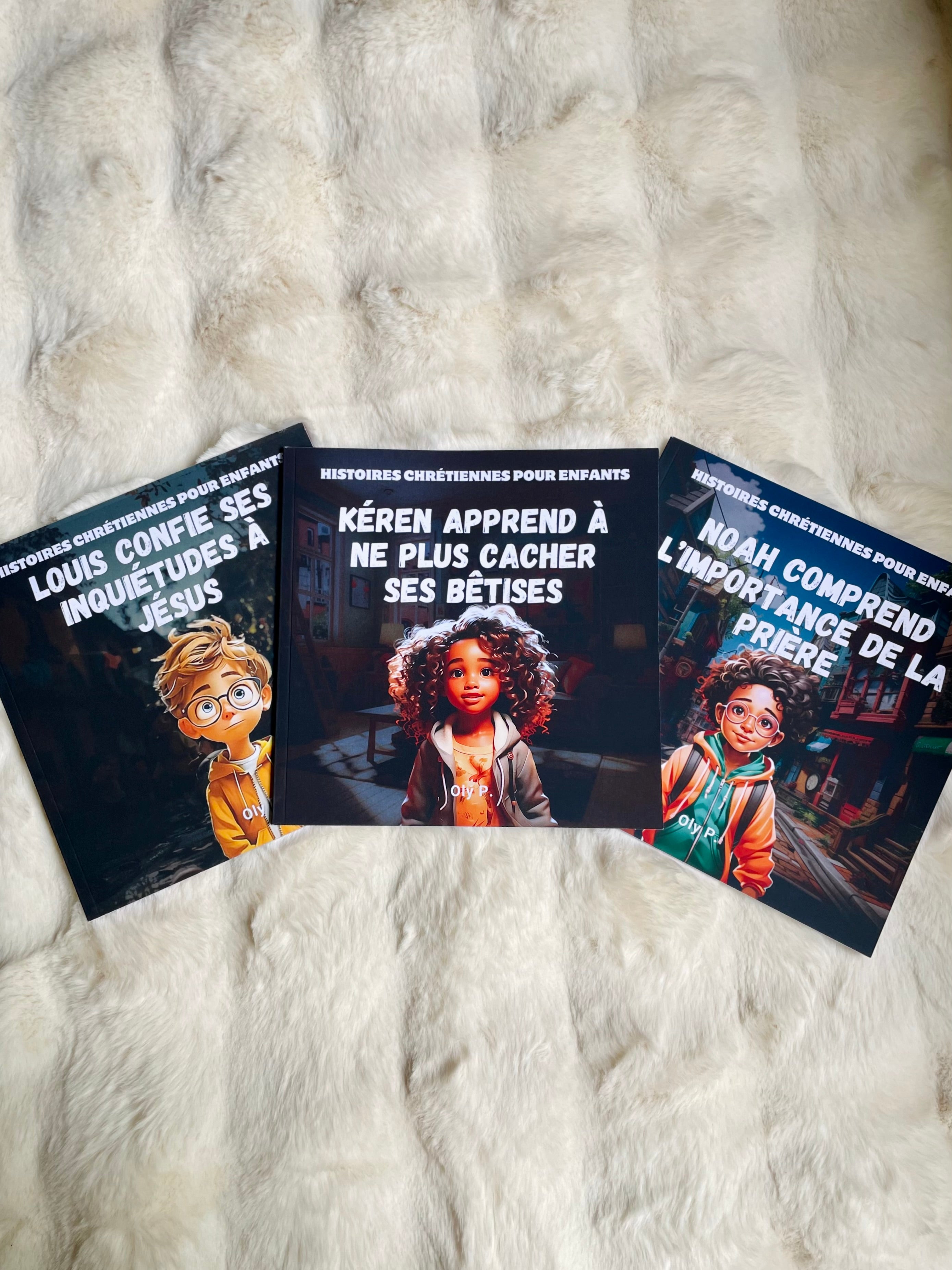Trio Best-sellers Histoires Chrétiennes pour enfants : Louis - Keren - Noah