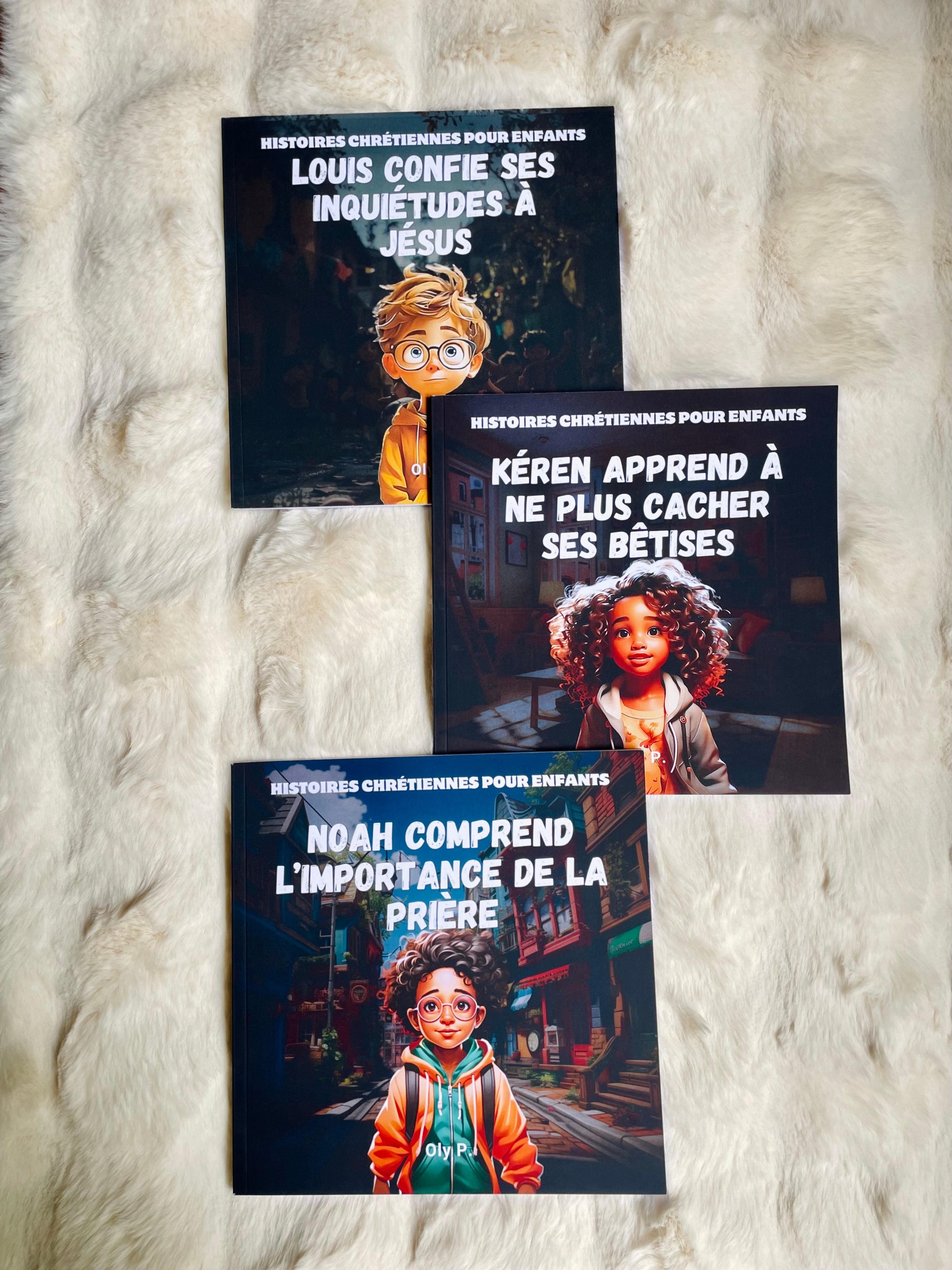 Trio Best-sellers Histoires Chrétiennes pour enfants : Louis - Keren - Noah