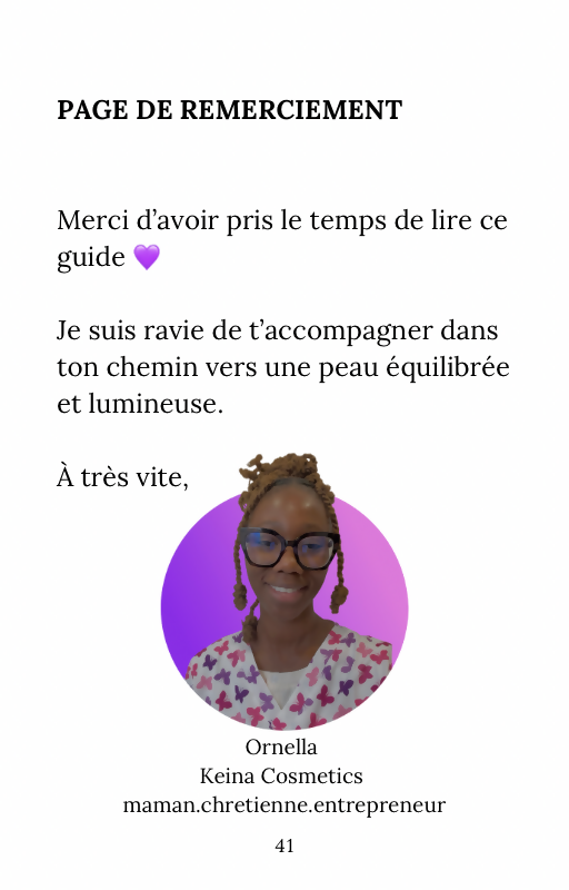 E-book : Découvre ton type de peau 9